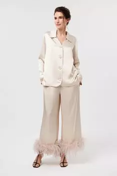 Сорочка из атласа с длинным рукавом Fashion Rebels