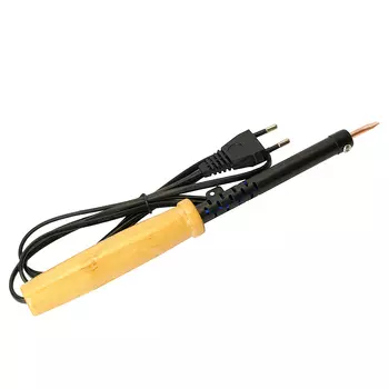 Паяльник с деревянной ручкой 65W Stekker PLE110-65 49985