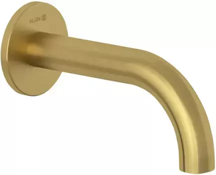 Излив для ванны Kludi Bozz 38505N0 160 мм, золотой матовый