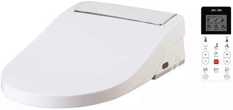 Электронная крышка-биде для унитаза с микролифтом Am.Pm Clean Care CCC7851WH