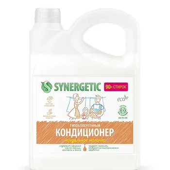 SYNERGETIC Кондиционер-ополаскиватель для стирки белья "Миндальное молочко" гипоаллергенный 2750.0