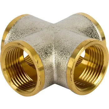 Крестовина 3/4"x3/4"x3/4"x3/4" ВР латунь 027-8907