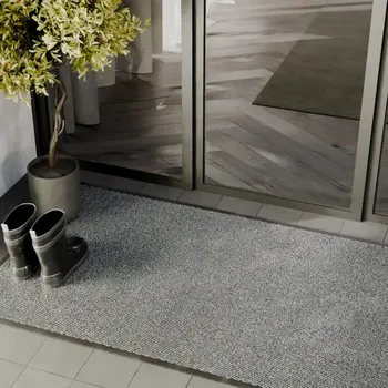 Коврик Step 90x120 см полипропилен цвет серый