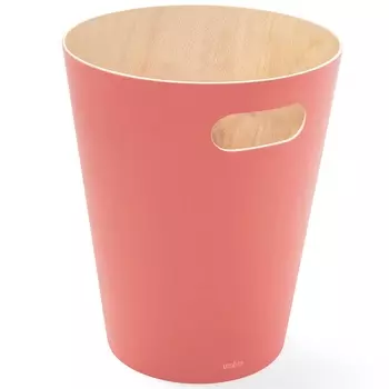 Корзина для мусора 7,5 л Umbra Woodrow коралловый