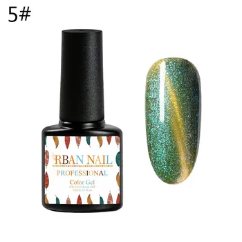 RBAN NAIL 7 мл Звездный Хамелеон 3D кошачий глаз Магнитный Soak Off УФ-гель-лак Маникюрный лак для ногтей 4