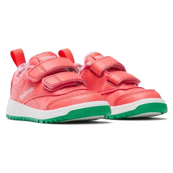 Детские кроссовки Weebok Clasp Low 2 Sneaker Toddler от Reebok, coral/white/green