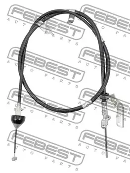 Трос ручного тормоза FEBEST 0199-BCACU30RH