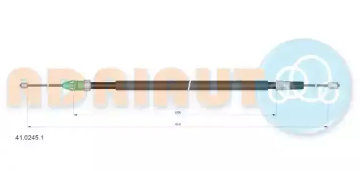 Трос ручного тормоза ADRIAUTO 41.0245.1