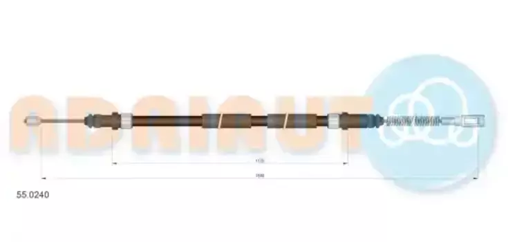 Трос ручного тормоза ADRIAUTO 55.0240