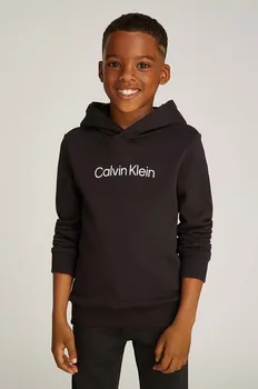 Хлопковая толстовка Calvin Klein Jeans для мальчика/девочки, черный