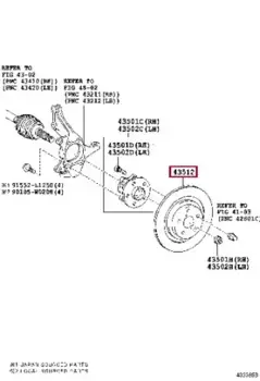 Тормозной диск TOYOTA / LEXUS 435120F030