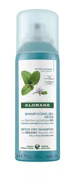 Klorane Сухой шампунь детокс с экстрактом водной мяты, 50 мл (Klorane, Mint)
