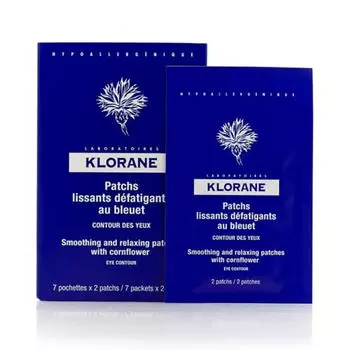 Klorane Успокаивающая маска -компресс для контура глаз 7х2 мл (Klorane, Eye Care Range)