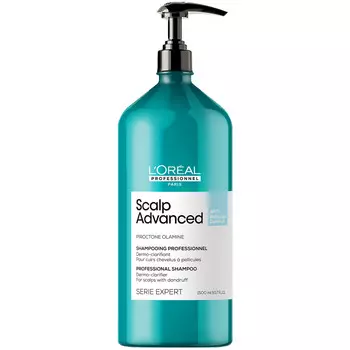 L'oreal Professionnel Шампунь Scalp Advanced против перхоти для всех типов волос, 1500 мл (L'oreal Professionnel, Serie Expert)