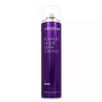 La Biosthetique Аэрозольный лак экстрасильной фиксации Formule Laque Ultra Strong, 600 мл (La Biosthetique, Finish)