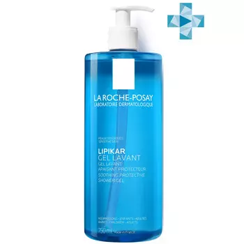 La Roche-Posay Успокаивающий гель для душа с защитными свойствами для кожи детей и взрослых, 750 мл (La Roche-Posay, Lipikar)