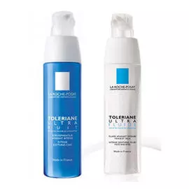 La Roche-Posay Набор для чувствительной кожи ( ночной уход 40 мл, флюид 40 мл) (La Roche-Posay, Toleriane)