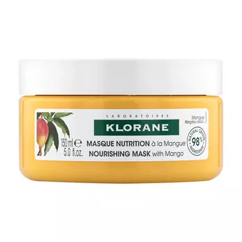 Klorane Питательная маска с маслом Манго, 150 мл (Klorane, Dry Hair)