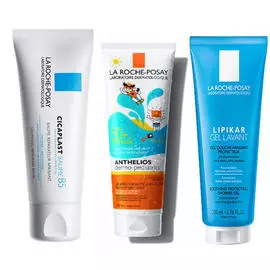 La Roche-Posay Набор продуктов для детей ( бальзам 40 мл, гель 250 мл, гель для душа 200 мл) (La Roche-Posay, Cicaplast)