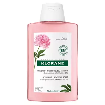 Klorane Шампунь для волос с экстрактом пиона успокаивающий, 200 мл (Klorane, Irritated Scalp)