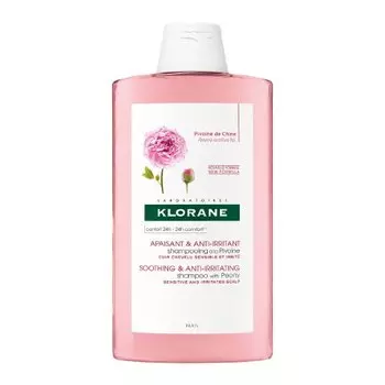 Klorane Шампунь для волос с экстрактом пиона успокаивающий 400 мл (Klorane, Irritated Scalp)