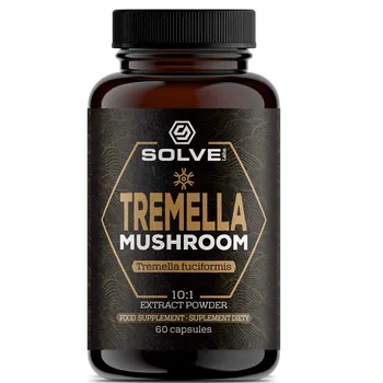Solve Labs Tremella Добавка с экстрактами грибов 10:1, 60 капсул/1 упаковка