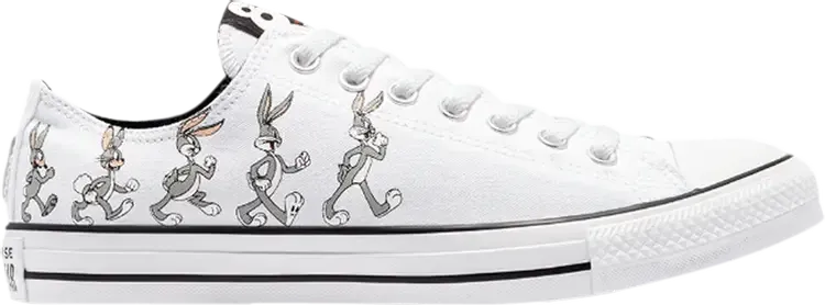 Кроссовки Converse Looney Tunes x Chuck Taylor All Star Low 80th Anniversary - Bugs Bunny, белый