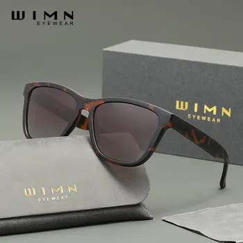 Солнцезащитные очки WIMN Classic Wayfarer с поляризацией, дизайн унисекс чёрный
