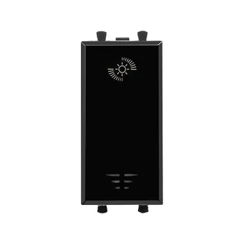 Диммер DKC 4402341 кнопочный модульный для LED ламп, "Черный квадрат", 1 модуль, "Avanti"