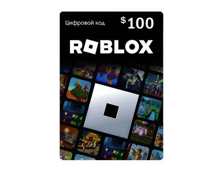 Карта оплаты Roblox 100 USD USA [Цифровая версия] (PC)