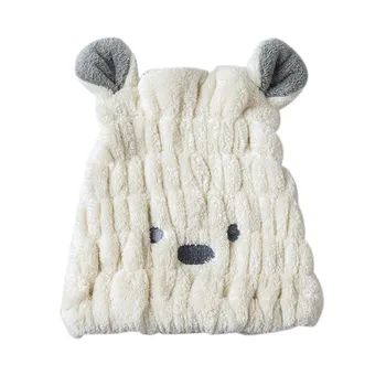 Шапочка для душа с ушками Coral Fleece