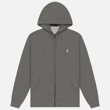 Мужская толстовка Polo Ralph Lauren Loopback Fleece Full-Zip Hoodie, цвет серый, размер XL