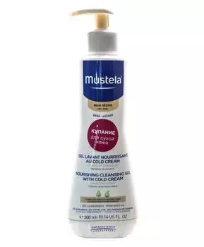 Mustela Bebe Питательный гель для купания с кольд-кремом, 300 мл