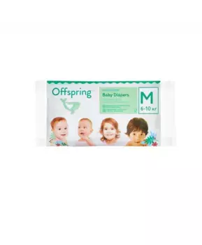 Offspring подгузники, Travel pack, M 6-10 кг. 3 шт. 3 расцветки