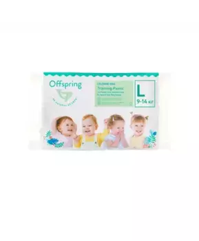 Offspring трусики-подгузники, Travel pack, L 9-14 кг. 3 шт. 3 расцветки
