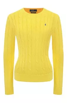 Хлопковый пуловер Polo Ralph Lauren