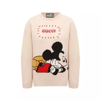 Хлопковый свитер Disney x Gucci Gucci