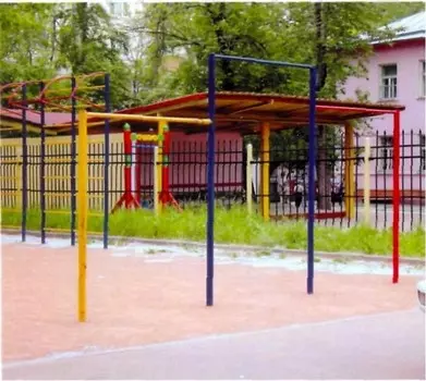 Турник 3-уровневый Atlet 2,5х1,0 м/2,2х1,0 м/1,9х1,0 м IMP-A194