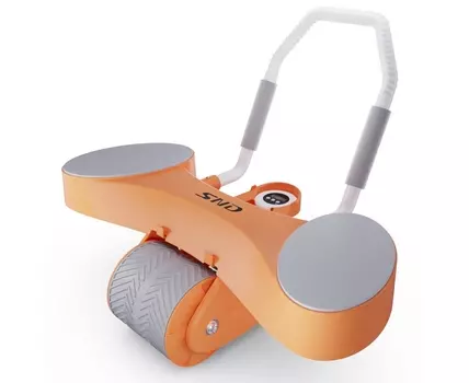 Тренажёр для пресса, с ковриком 34х 17x0,6cм DFC AB Roller SND-O оранжевый