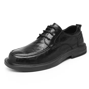 Туфли King Jinmai Men's Casual Shoes Men Low-Top, черный