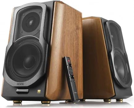 Акустика 2.0 Edifier S1000MKII, 120 Вт, AUX, Bluetooth, коричневый