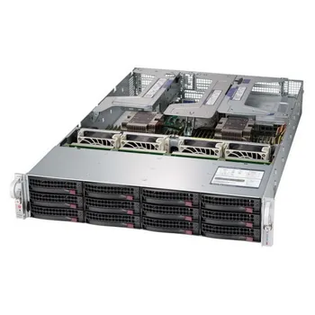 Серверная платформа SuperMicro 6029U-E1CR4, 2xSocket3647, 24xDDR4, 12x3.5 HDD HS, 4xGLAN, Redundant 2x1300 Вт, 2U (PIO-6029U-E1CR4-1-FT019)