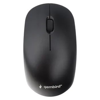 Мышь Wireless Gembird MUSW-435 черная, 2.4ГГц, 3 кн., встр.акк., бесшумный клик, 2400 DPI