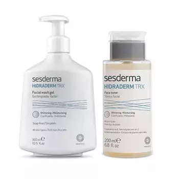 Sesderma Набор "Очищение и защита": гель 300 мл + тоник 200 мл (Sesderma, Hidraderm TRX)