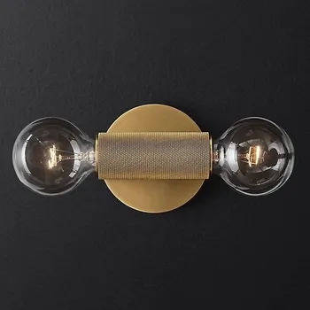 Бра Rh Utilitaire Inline Sconce Brass ImperiumLoft 44,557 (123279-22)
