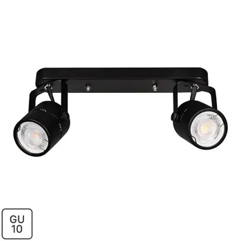 Спот поворотный Arte Lamp Mizar 2 лампы GU10 4 м цвет черный
