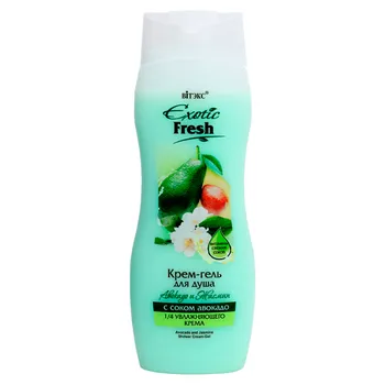 Крем-гель для душа Авокадо и Жасмин, Exotic Fresh, 515 мл, Витэкс