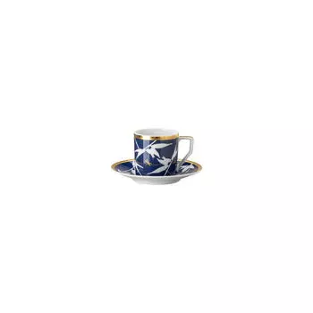 Rosenthal Чашка для эспрессо/мокко 0,07 л с блюдцем Blue Heritage Turandot Rosenthal