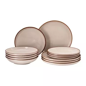 Rosenthal Набор тарелок на 4 персоны/12 предметов Shell Profi Casual Rosenthal
