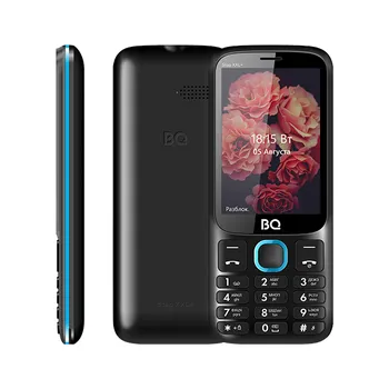 Мобильный телефон BQ 3590 Step XXL+, 3.5" 480x320 TN, 65.5Mb RAM, 65.5Mb, BT, 2-Sim, 1400mAh, micro-USB, черный/синий
